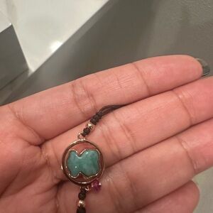 Tous Green and Brown Bracelet with Vintage Design